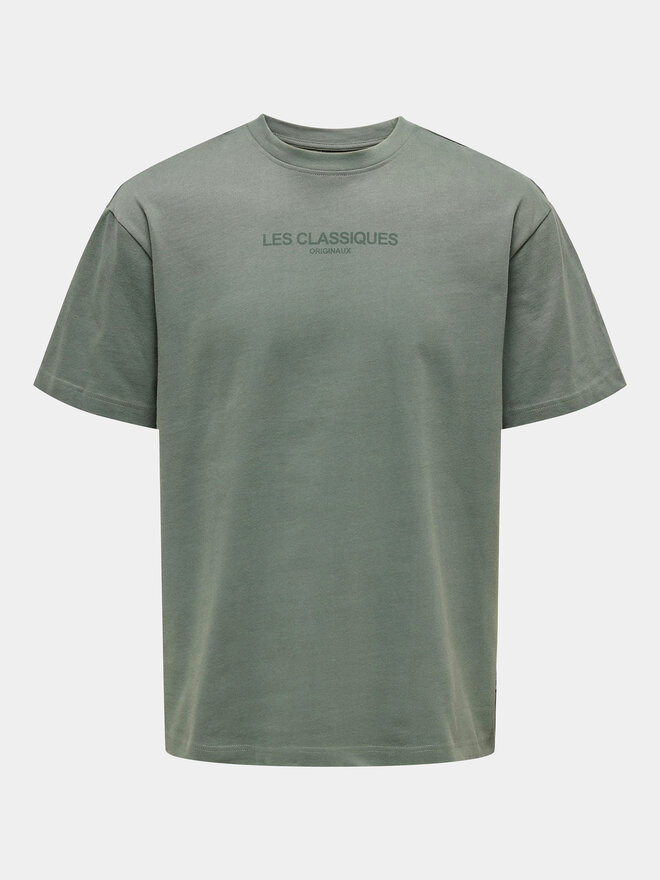 Only & Sons Only & Sons T-Shirt 22028766 Grün Relaxed Fit