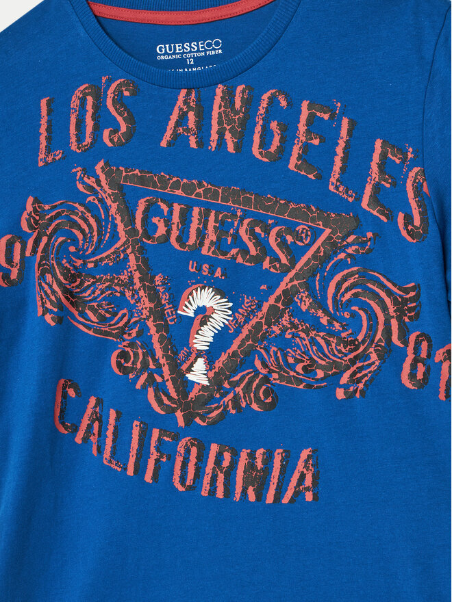 Guess Guess Camiseta L5RI00 K8HM4 Azul Regular Fit