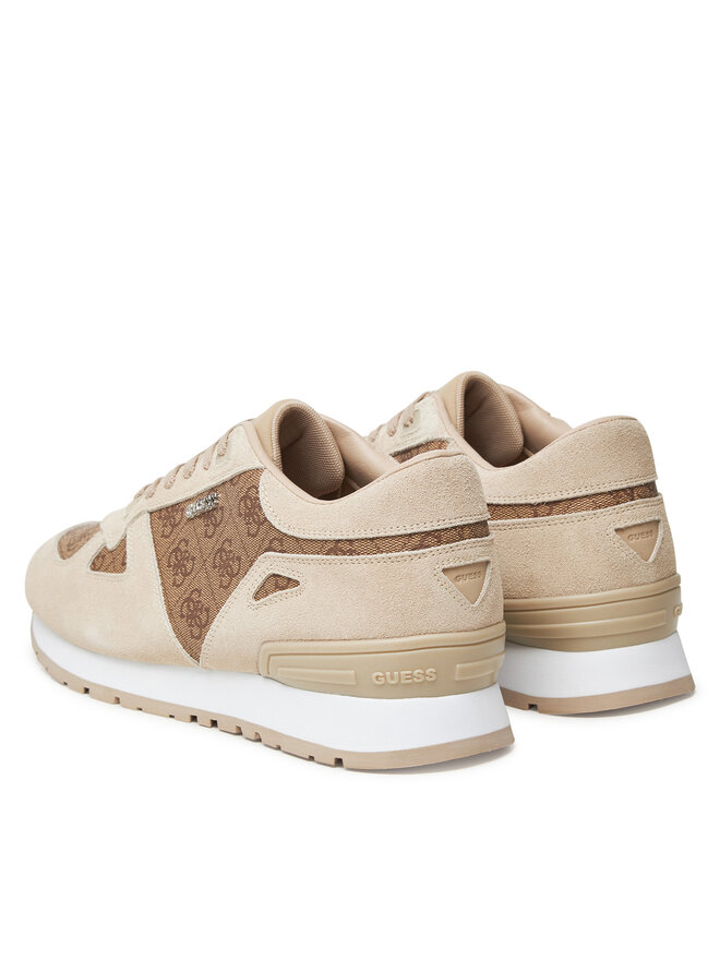 Guess Sneakersy Guess FMTTRE ELL12 Béžová