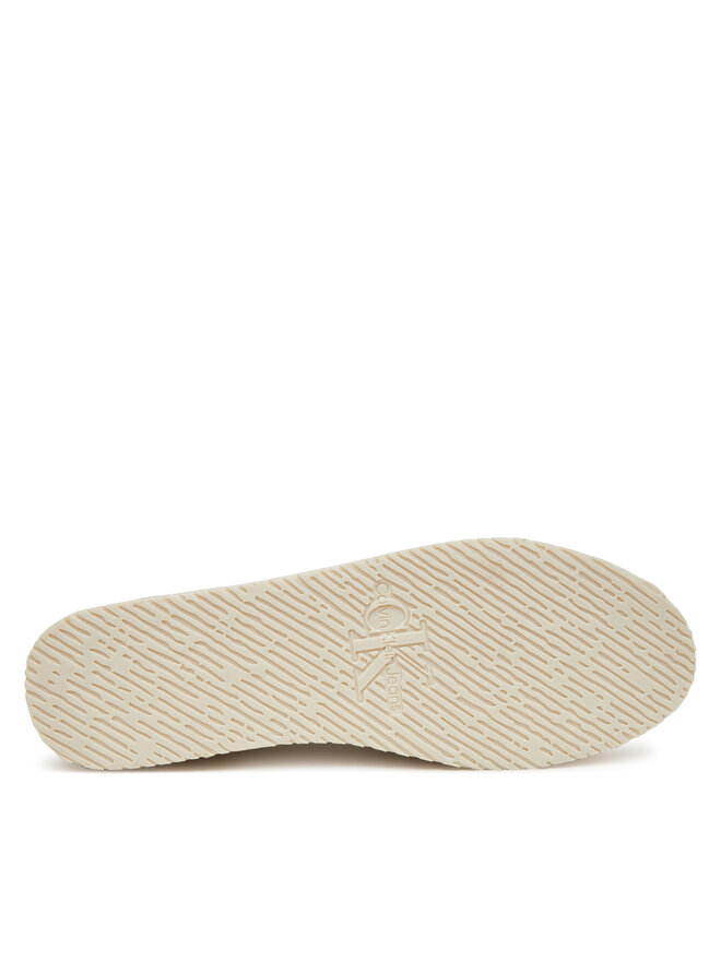 Calvin Klein Jeans Alpargatas Calvin Klein Jeans Flatform Esdparille Mg/Hdw YW0YW01737 Écru