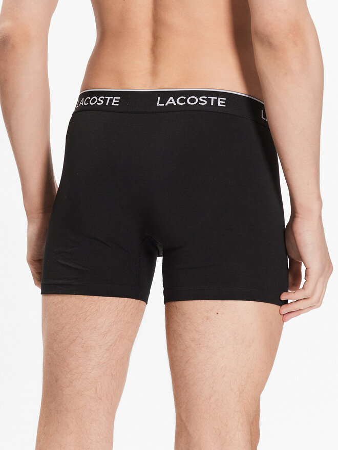 Lacoste Lacoste Σετ μποξεράκια 3 τμχ 6H3420 Μαύρο Regular Fit