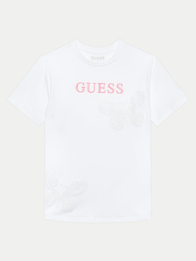 Guess Guess Marškinėliai J4GI20 K8HM4 Balta Regular Fit