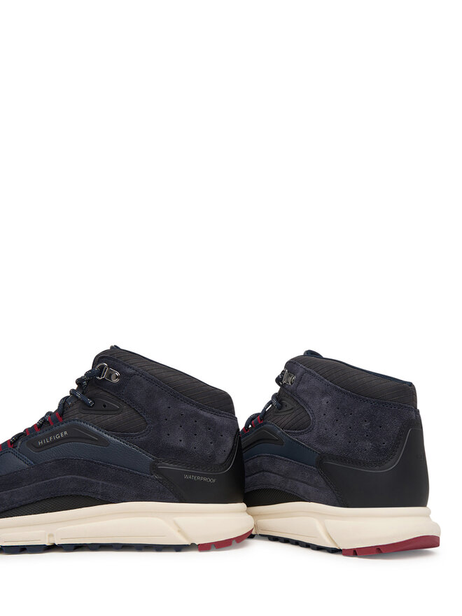 Tommy Hilfiger Sneakers Tommy Hilfiger Hilfiger Wp Mix Chukka Runner FM0FM06022 Dunkelblau