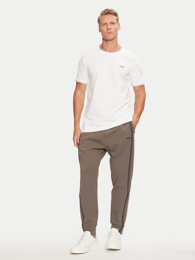 BOSS Boss T-Shirt Taul 50521245 Écru Regular Fit