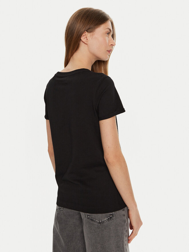 Guess Guess Marškinėliai W4BI30 JA914 Juoda Regular Fit