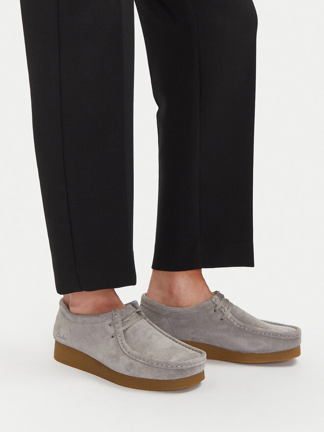 Clarks Туфлі Clarks WallabeeEVOSh 26181477 Сірий