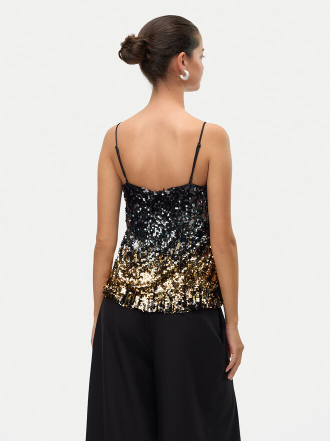 Vero Moda Vero Moda Τοπ Ria 10317314 Μαύρο Regular Fit