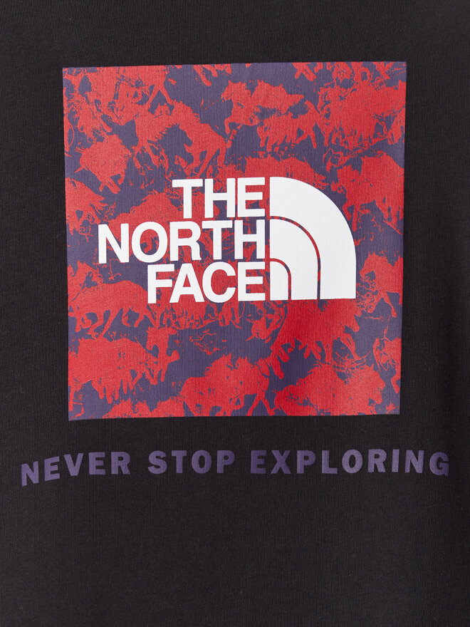 The North Face The North Face Camiseta NSE Box Raku Horse Infill NF0A8EGU Negro Regular Fit