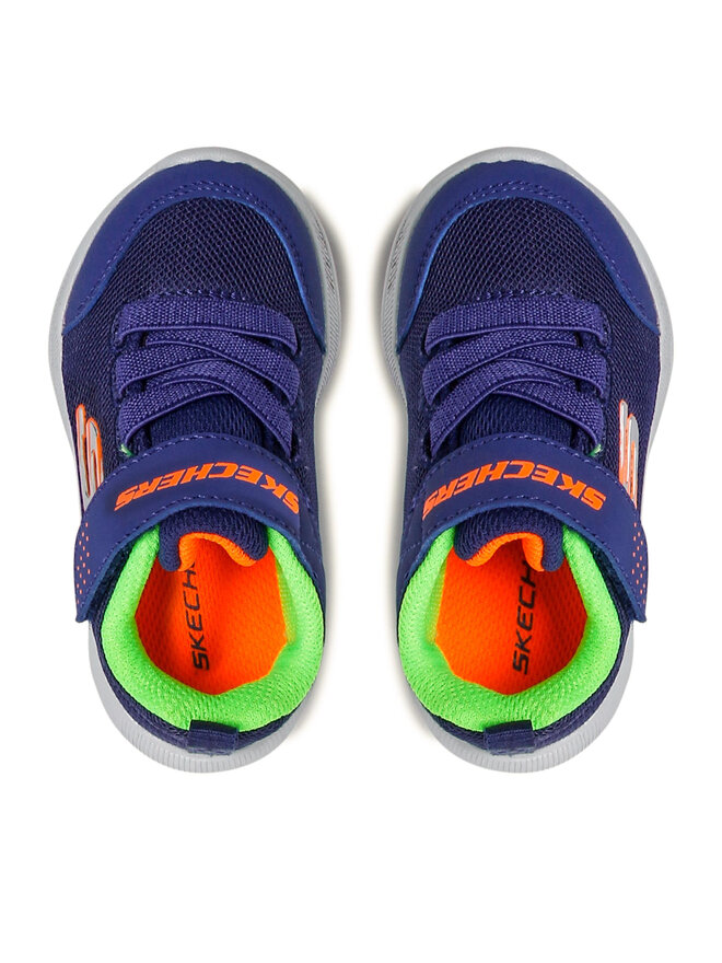 Skechers Sneakersy Skechers Mini Wanderer 407300N/NVLM Granatowy