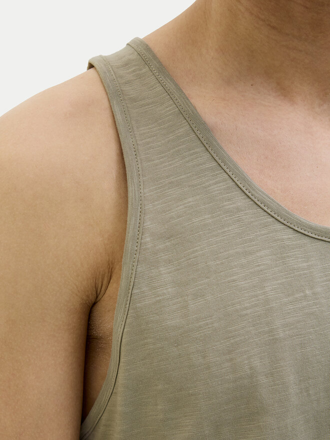 Jack&Jones Jack&Jones Tank top marškinėliai Varenna 12273165 Smėlio Regular Fit