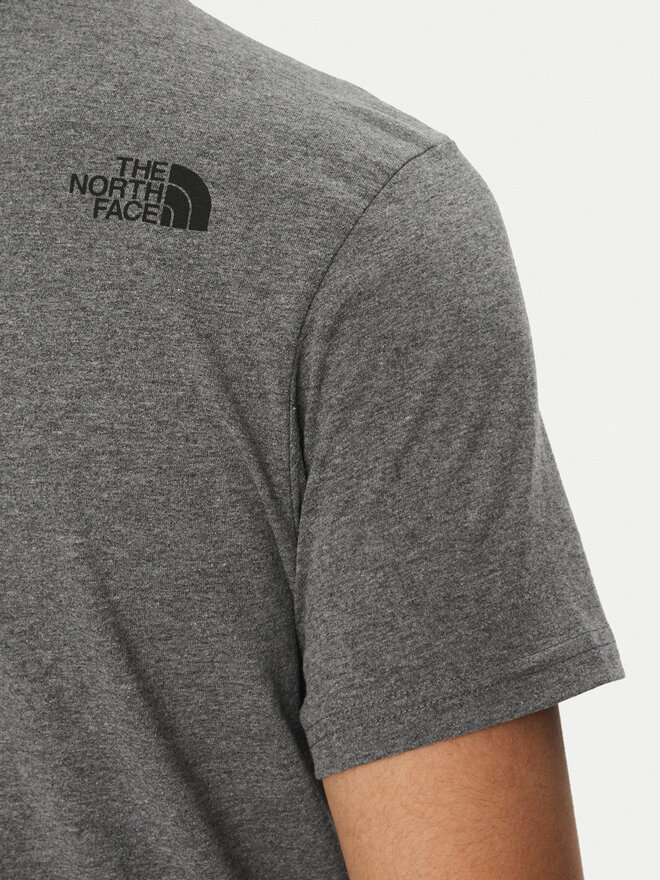 The North Face The North Face Marškinėliai Simple Dome Tee NF0A2TX5 Pilka Regular Fit