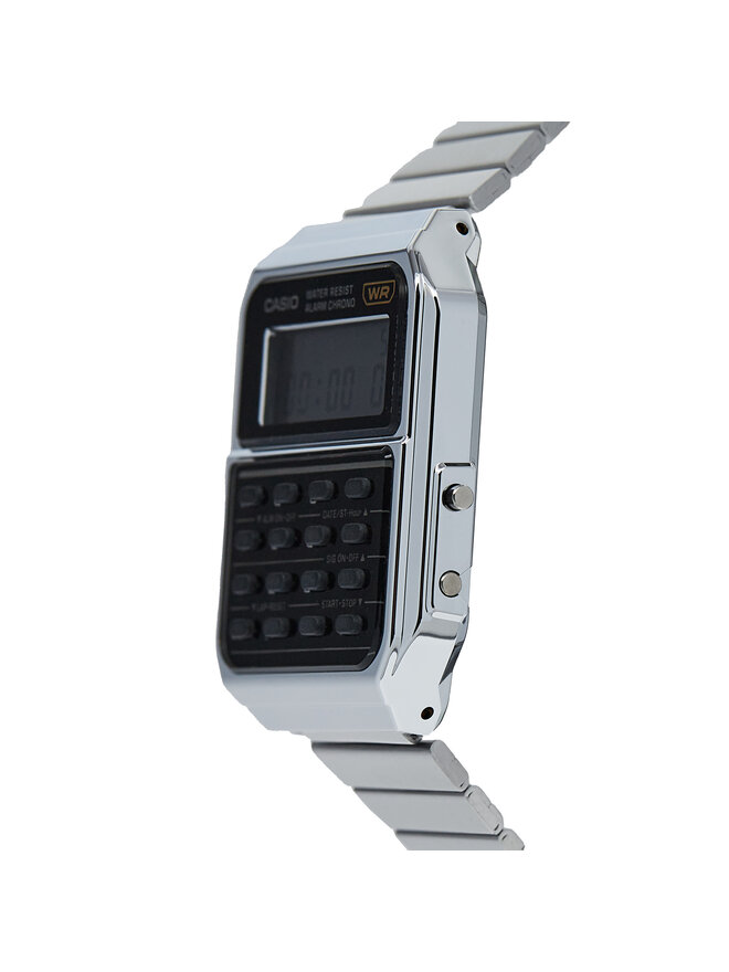 Casio Zegarek Casio Vintage Edgy CA-500WE-1AEF Srebrny