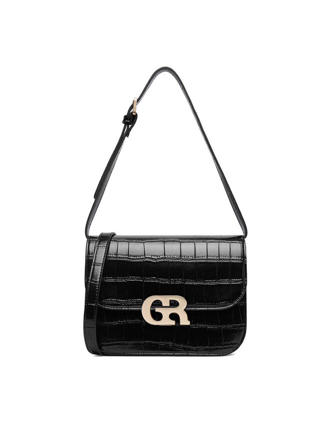 GINO ROSSI Handtasche GINO ROSSI EO-LINA-KQ44-CROCCO Schwarz