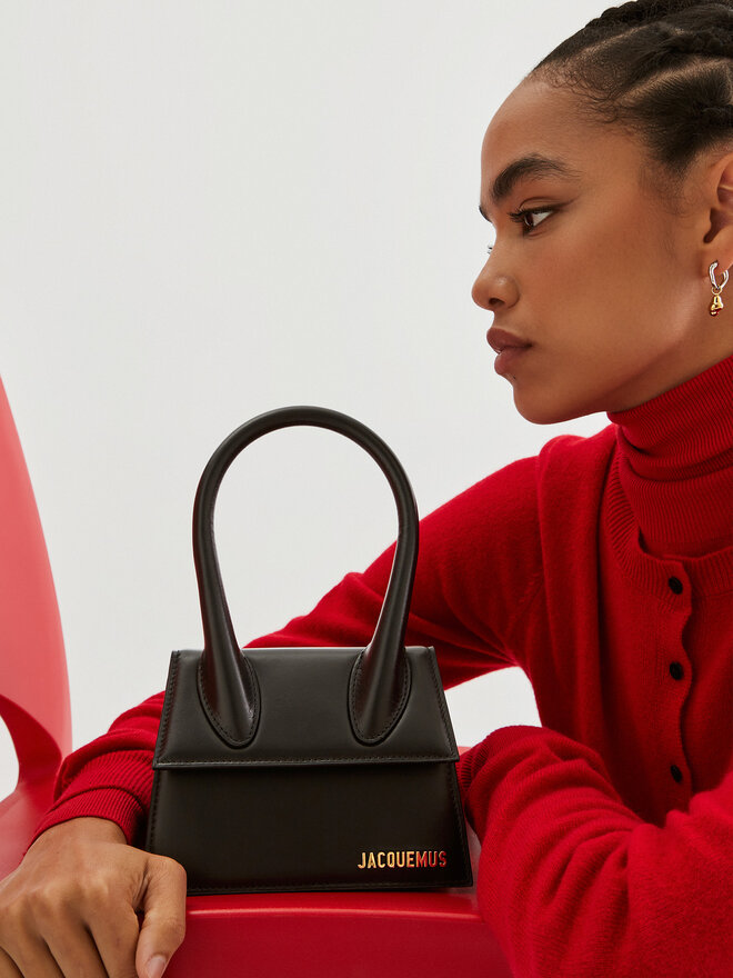 JACQUEMUS Geantă JACQUEMUS Le Chiquito Moyen 213BA002-3000 Negru