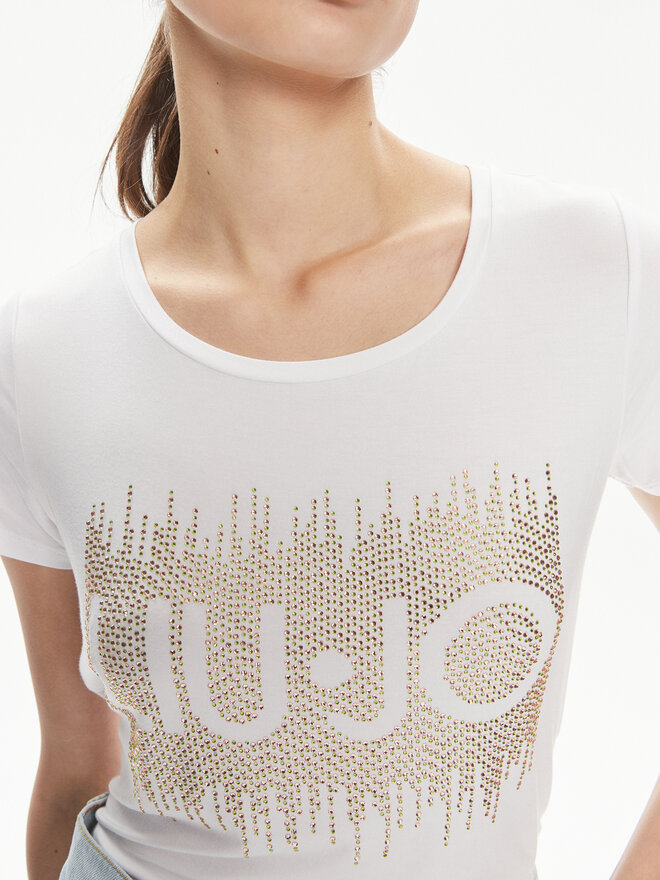 Liu Jo Liu Jo Camiseta VA4154 JS360 Blanco Regular Fit