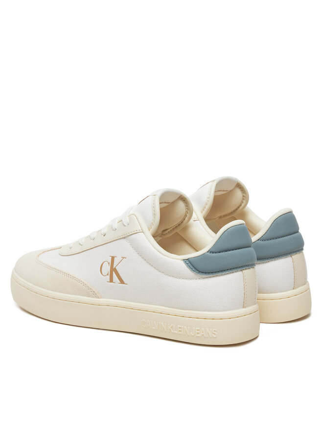 Calvin Klein Jeans Sneakers Calvin Klein Jeans Classic Cupsole Low Mix Mg YM0YM01169 Écru