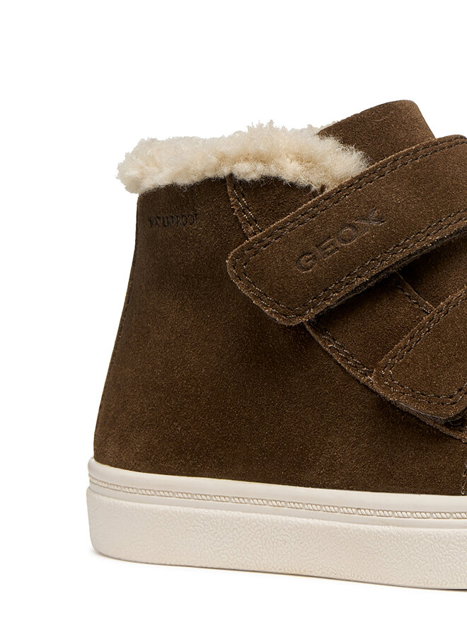Geox Schnürschuhe Geox B Nashik Boy Wpf B666HA 00022 C6006 M Dunkelbraun