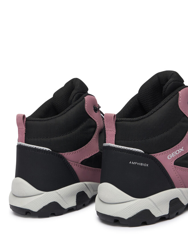 Geox Schnürschuhe Geox J Magnetar G. B Abx J464LB 050FU C9321 D Dunkelrosa