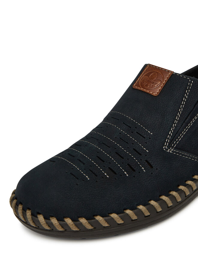 Rieker Pantofi Rieker B2457-14 Bleumarin