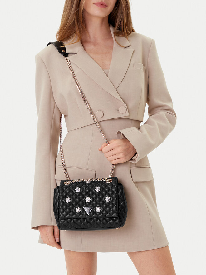 Guess Τσάντα Guess Everlee HWEG86 79210 Μαύρο