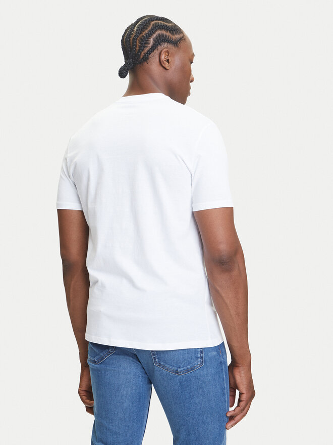 Calvin Klein Jeans Calvin Klein Jeans T-Shirt Center Monogram LV04RC857G Λευκό Regular Fit