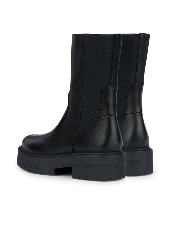 Geox Polokozačky Geox D Spherica Ec7 D36VDK 00043 C9999 Černá