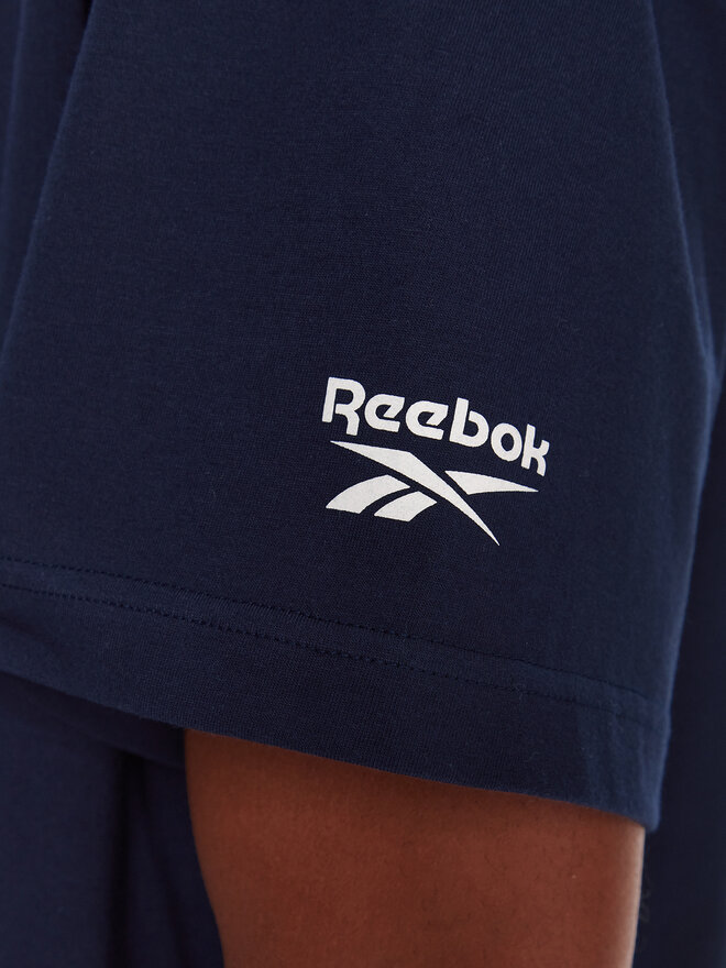 Reebok Reebok Marškinėliai RK25153CCM Tamsiai mėlyna Regular Fit