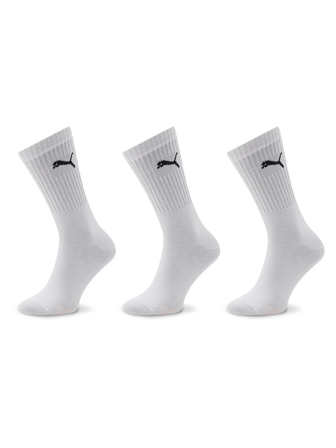 Puma Zestaw 3 par wysokich skarpet unisex Puma 907940 02 Biały