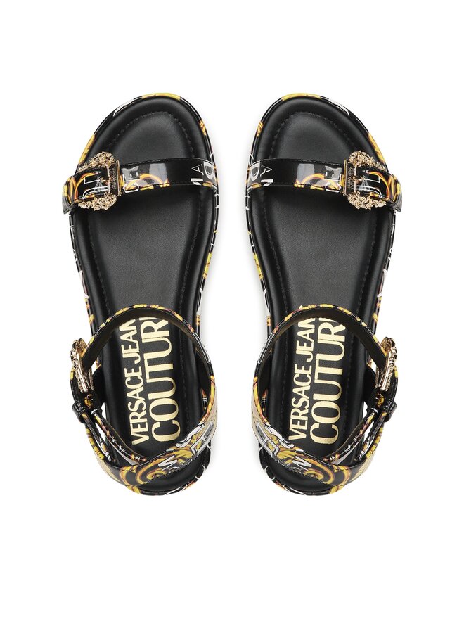 Versace Jeans Couture Szandál Versace Jeans Couture 74VA3S06 Fekete
