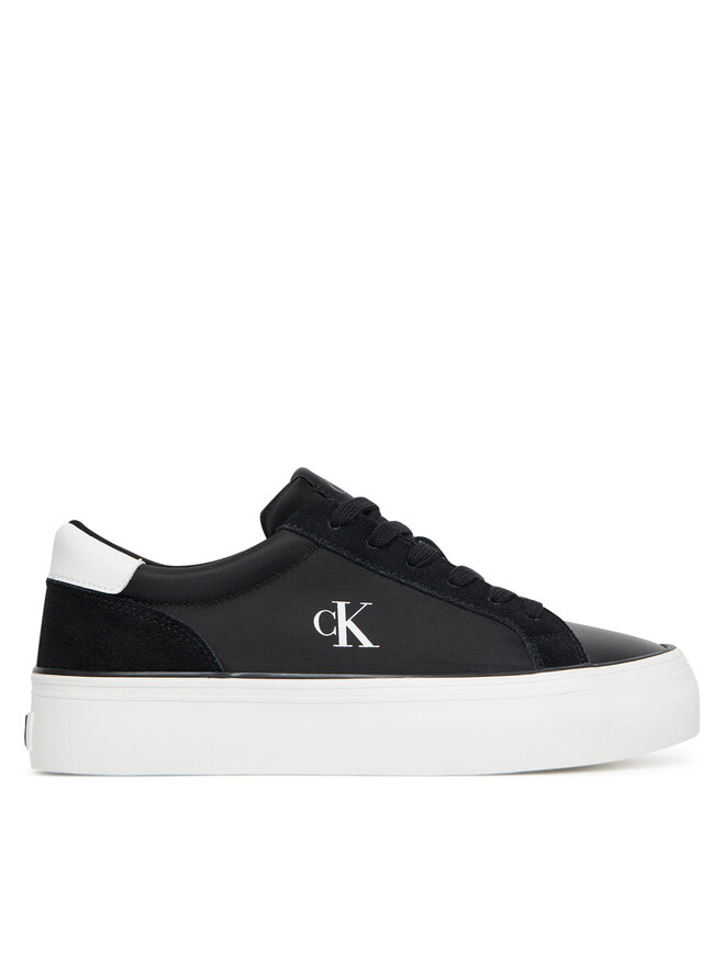 Calvin Klein Jeans Αθλητικά Calvin Klein Jeans Vulc Flatform Mg Nylon Mix YW0YW01896 Μαύρο