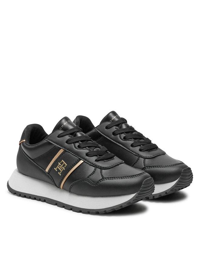 Tommy Hilfiger Снікерcи Tommy Hilfiger Low Cut Lace-Up Sneaker T3A9-33548-1695 M Чорний