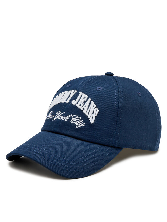 Tommy Jeans Czapka z daszkiem Tommy Jeans Hot Summer AW0AW15959 Niebieski