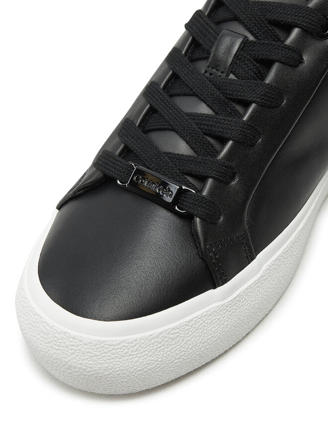 Calvin Klein Sneakersy Calvin Klein Vulc Lace Up Texture Fox - Lth HW0HW02439 Czarny