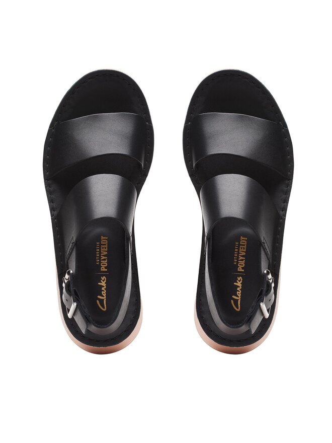 Clarks Босоніжки Clarks Velhill Strap Чорний