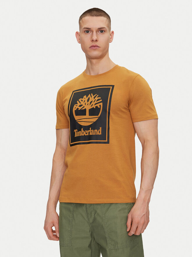 Timberland Timberland Camiseta TB0A5WQQ Beis Regular Fit