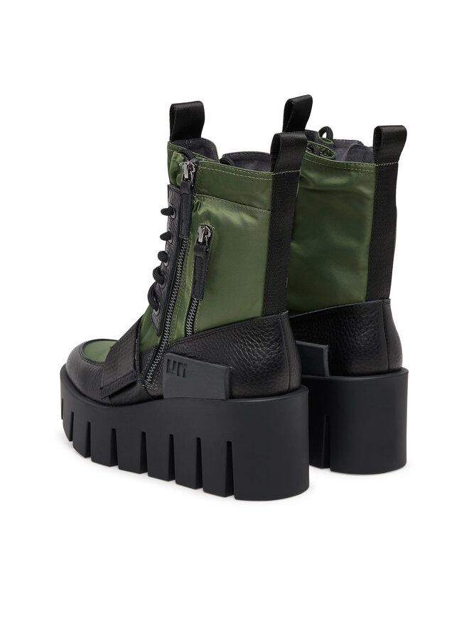 United Nude Botines planos United Nude Grip Combat Lo 10961904165 Caqui