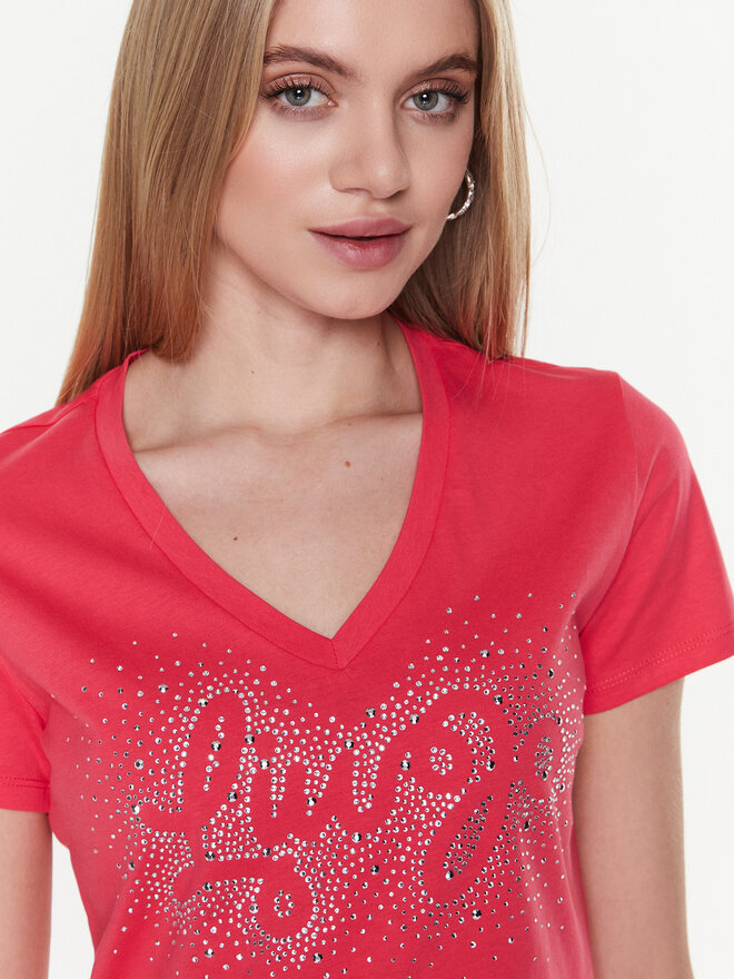 Liu Jo Liu Jo Camiseta WA3278 JS923 Rosa Regular Fit