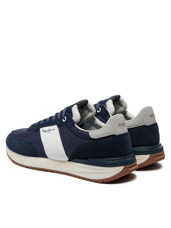 Pepe Jeans Tenisice Pepe Jeans Buster Tape PMS60006 Tamnoplava