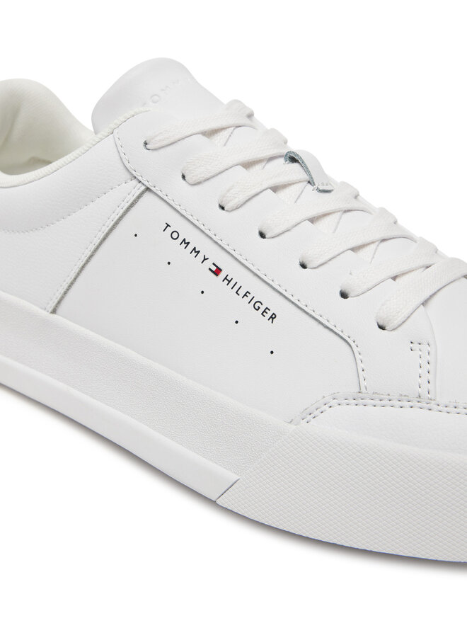 Tommy Hilfiger Αθλητικά Tommy Hilfiger Th Court Mix Lth FM0FM05489 Λευκό