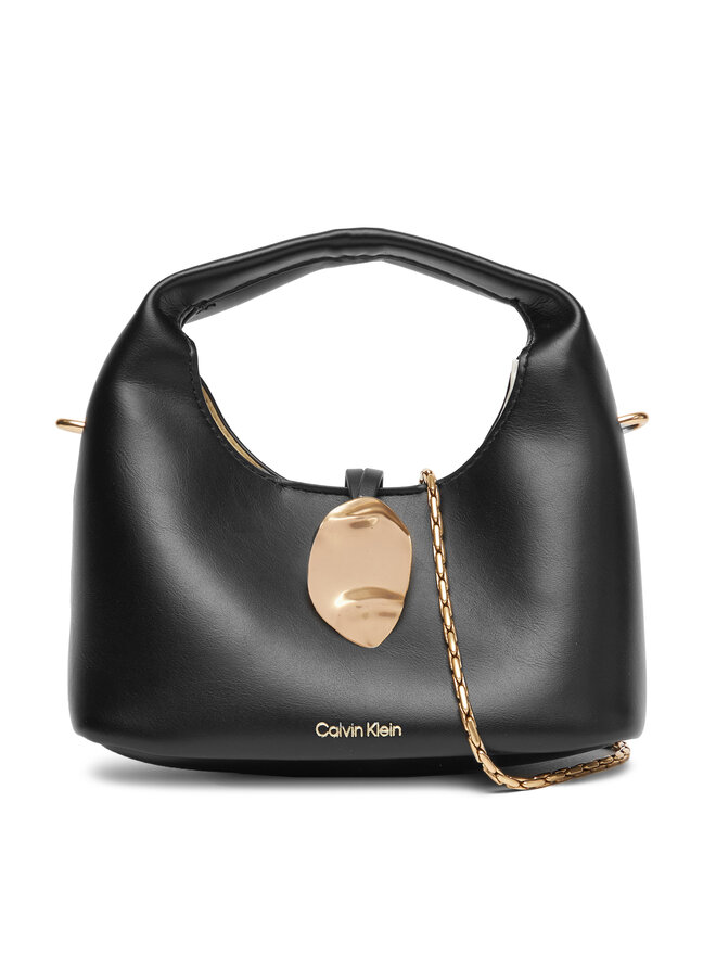 Calvin Klein Jeans Táska Calvin Klein Jeans Stone Lock Slouchy Crossbody Bag LV04K3177G Fekete