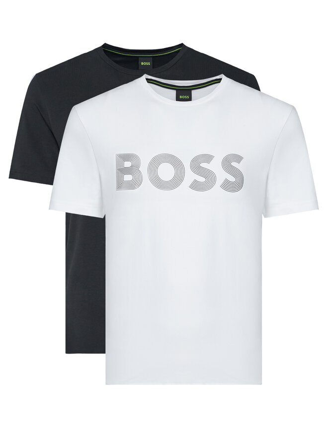 BOSS BOSS Pack de 2 camisetas 50543816 Negro Regular Fit