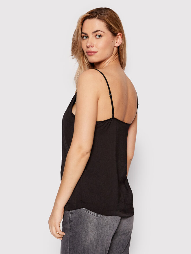 ONLY ONLY Τοπ Debbie 15176550 Μαύρο Loose Fit