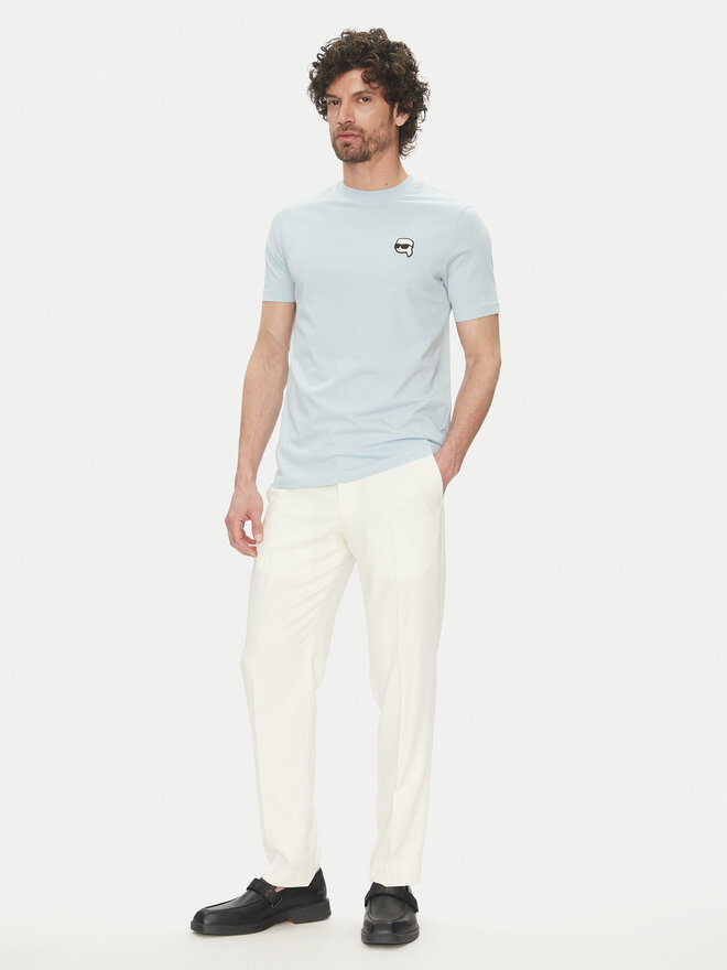 KARL LAGERFELD KARL LAGERFELD Camiseta 755710 552224 Celeste Regular Fit