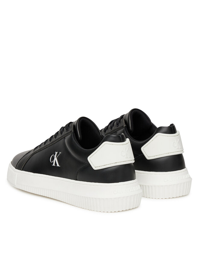 Calvin Klein Jeans Сникърси Calvin Klein Jeans Chunky Cupsole Ru Patch Lth YM0YM01296 Черен