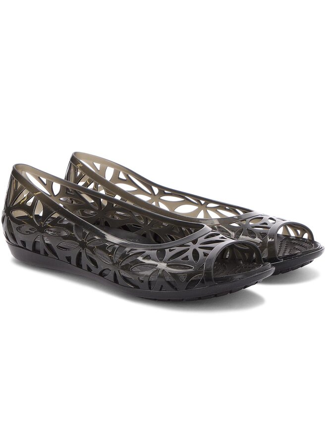 Crocs Туфлі Crocs Isabella Jelly II Flat W 204941 Чорний