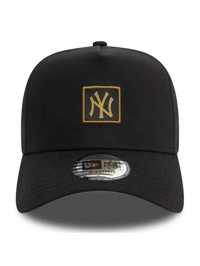 New Era Czapka z daszkiem New Era Metallic Patch New York Yankees 9FORTY E-Frame 60580701 Czarny