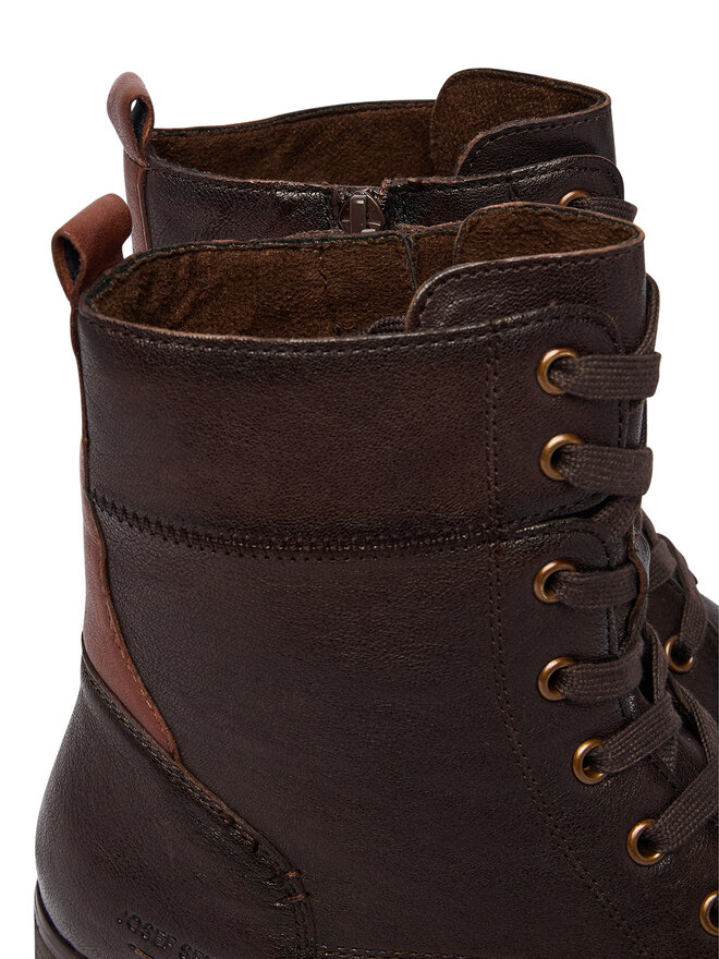 Josef Seibel Schnürschuhe Josef Seibel Kate 07 75307-MI35 Dunkelbraun