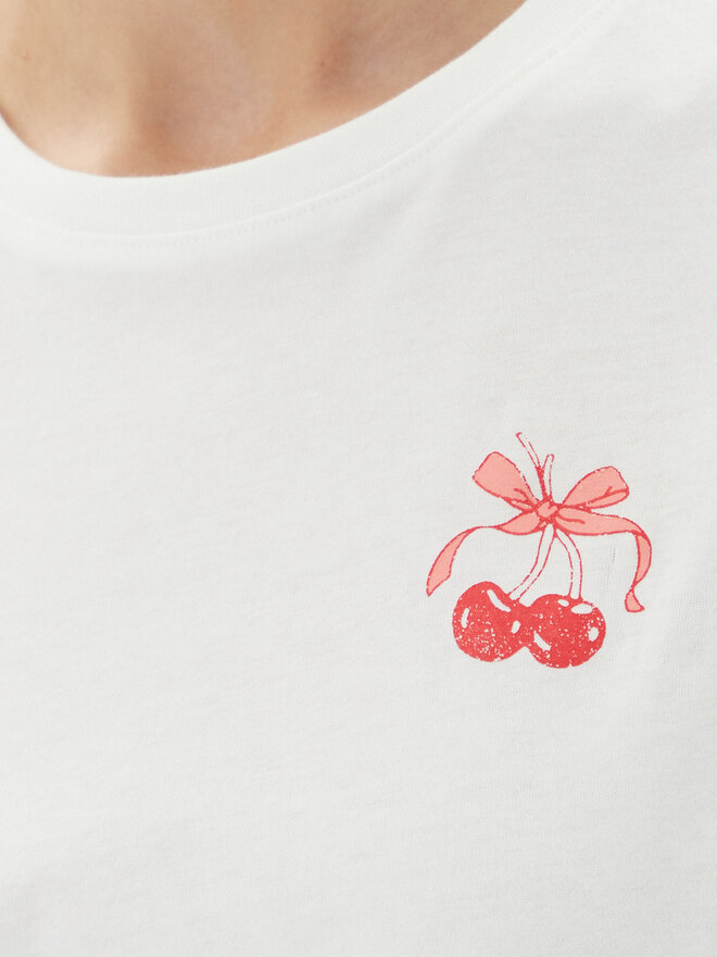 JDY JDY Camiseta Daisy 15348400 Blanco Regular Fit