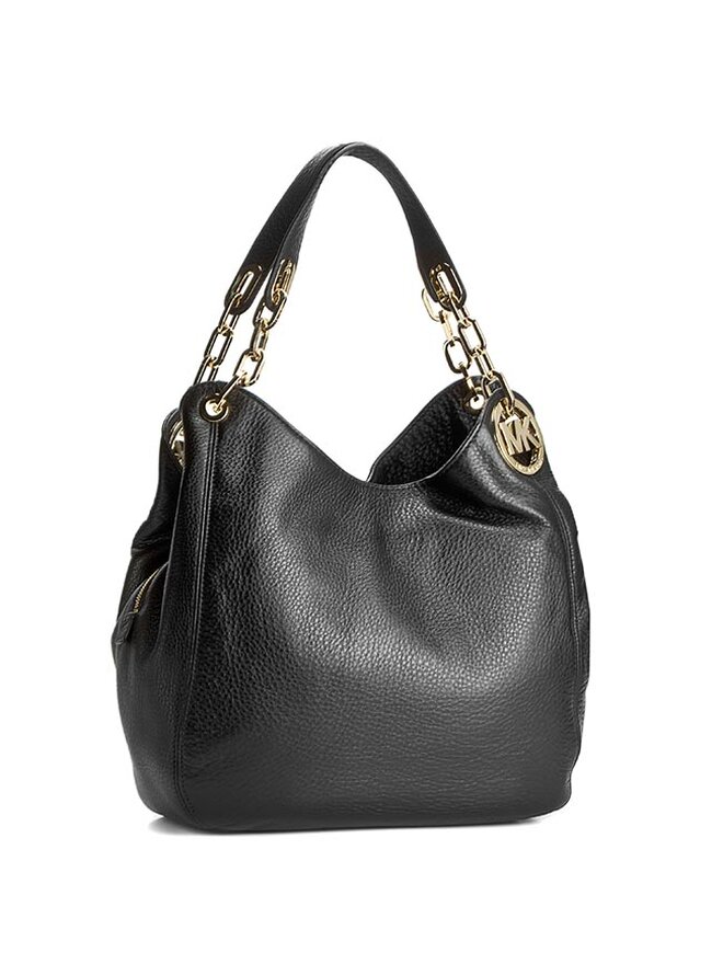 Handtasche Michael Kors Fulton 30H3GFTE3L Schwarz eschuhe