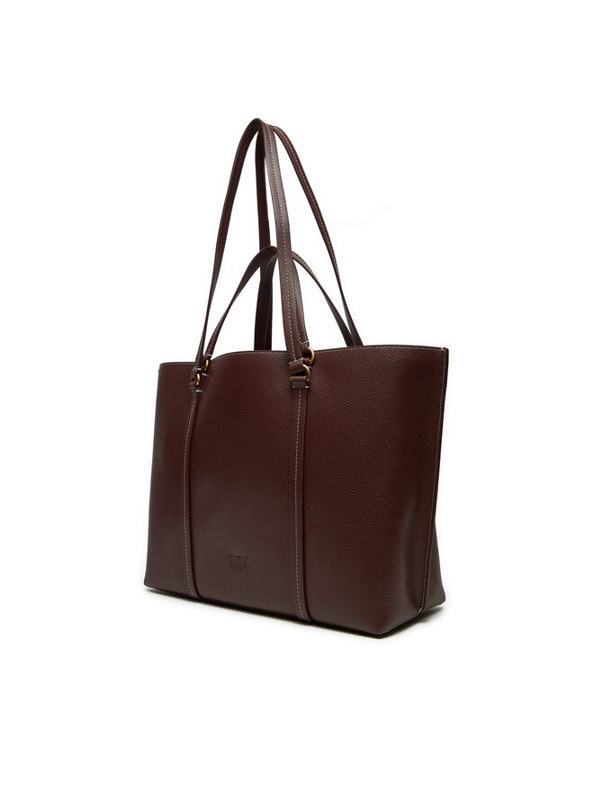 PINKO Kabelka PINKO Miranda Shopper Big AI 24-25 PLTT 104514 A29O Bordó